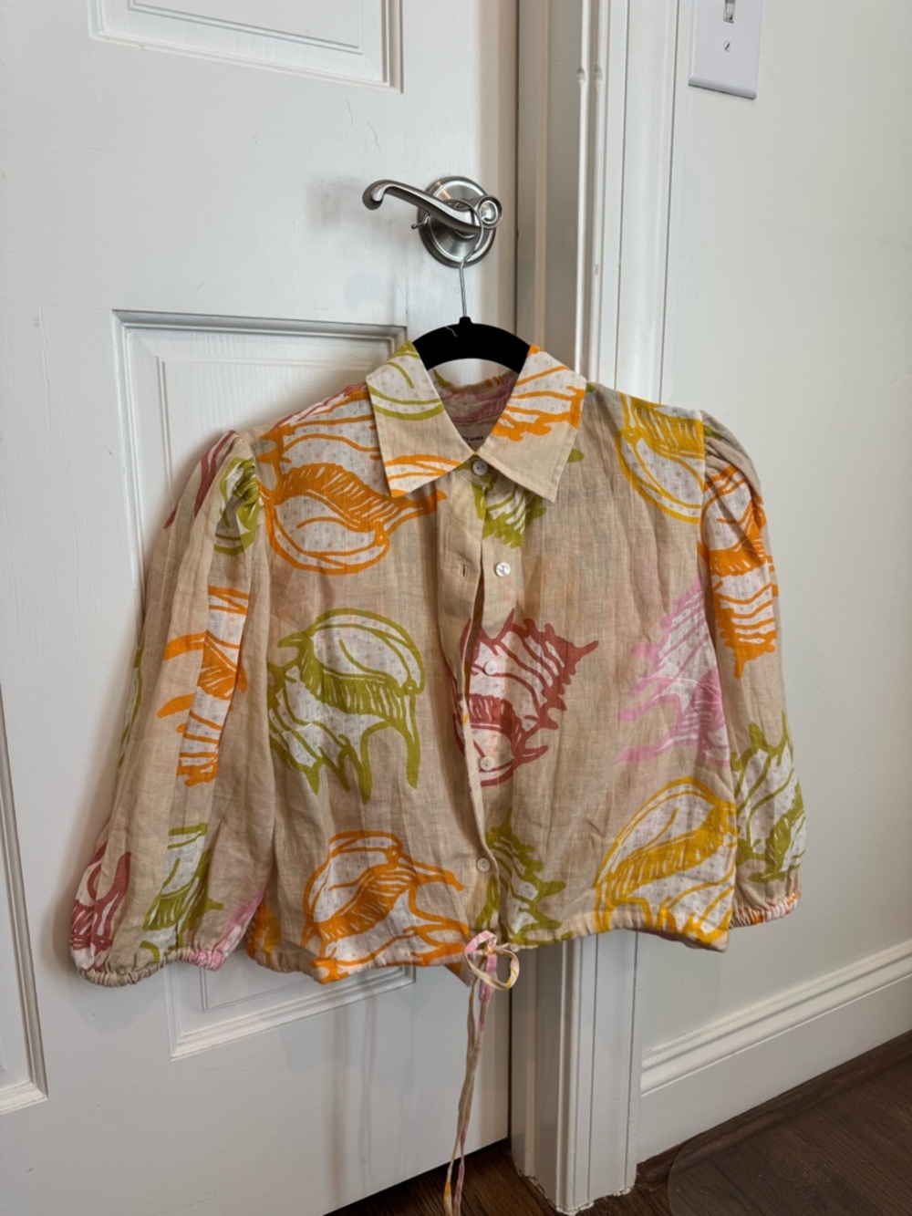 Elizabeth James linen Seashell Set